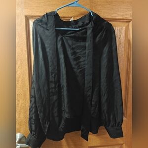 Women's Worthington Black Dressy Shirt  Size PL (Petite Large)